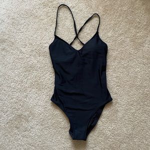Aerie Lace-up One-piece Swimsuit
